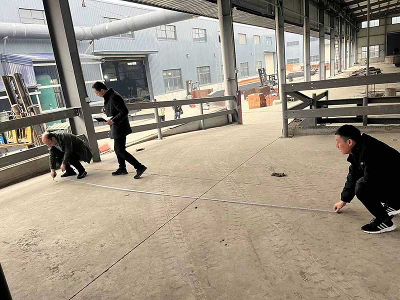 25噸熔鋁爐測量設計現場